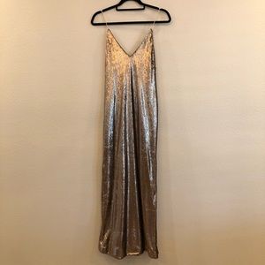 Toby Heart Ginger bronze sequin dress
